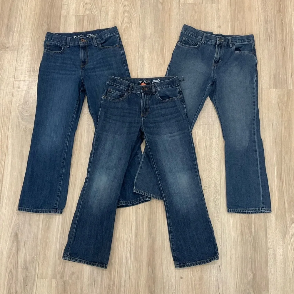 The Children’s Place Boys Husky Blue Bootcut Jeans